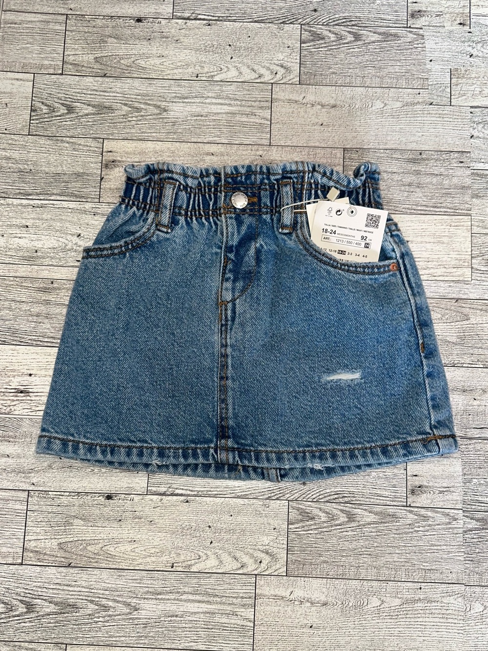 New w tags! Zara Denim Skirt for Kids size 18-24 months